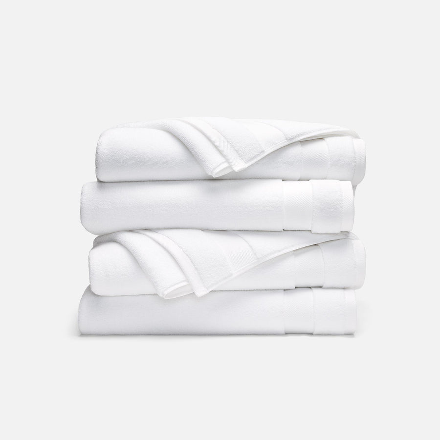 Super-Plush Set of 4 Bath Towel Bundle E5